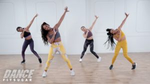  Nicole Steen and other dancers in the Popsugar 30-minute Cardio Latin Dance Video