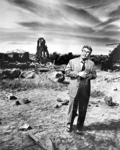 Photo of Burgess Meredith from The Twilight Zone episode "Time Enough at Last".