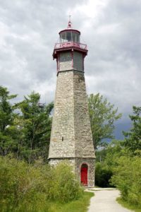 gibraltar point lighthouse on Toronto Island in Toronto, Ontario
