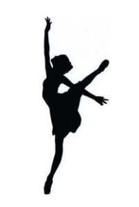 During the Dance by Mark Lawrence book cover. Image on cover is a silhoutee of a ballet dancer with two arms and one leg up in the air.