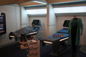 The sickbay of the Enterprise-D from Star Trek: The Next Generation. 